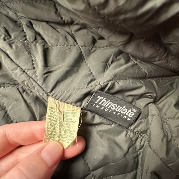 LL Bean Waxed Cotton GKW2 Olive Green Field Coat XXL Upland Hunter Thinsulate - Picture 12 of 16